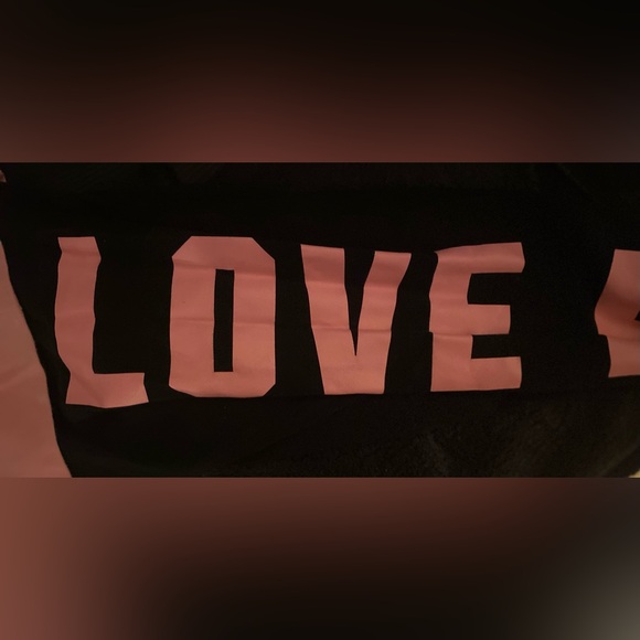 PINK Vintage Victoria's Secret Black and Pink Women’s Leggings size S/P Y2K - Picture 6 of 6